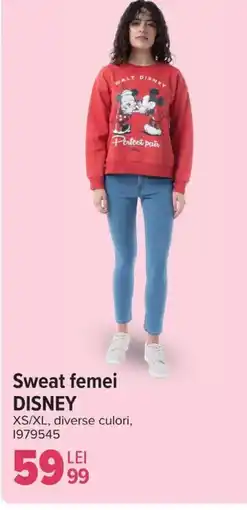 Carrefour Sweat femei DISNEY Ofertă