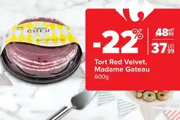 Carrefour Market Tort Red Velvet, Madame Gateau Ofertă