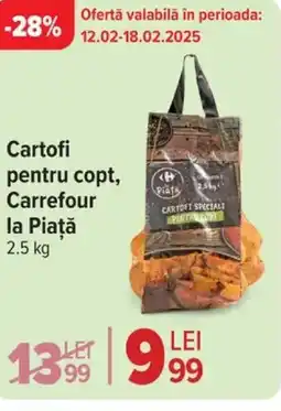 Carrefour Market Cartofi pentru copt, Carrefour la Piață Ofertă