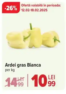 Carrefour Market Ardei gras Bianca Ofertă