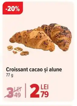 Carrefour Market Croissant cacao şi alune Ofertă