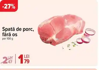 Carrefour Market Spată de porc, fără os Ofertă