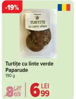 Carrefour Market Turtiţe cu linte verde Paparude Ofertă