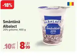 Carrefour Market ALBALACT Smântână Ofertă