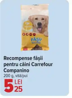 Carrefour Market Recompense fâşii pentru câini Carrefour Companino Ofertă