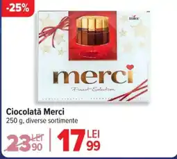 Carrefour Ciocolată Merci Ofertă