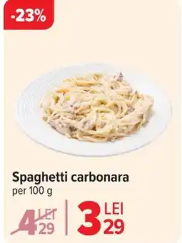 Carrefour Spaghetti carbonara Ofertă