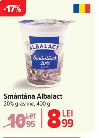 Carrefour ALBALACT Smântână Ofertă