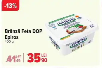 Carrefour EPIROS Brânză Feta DOP Ofertă