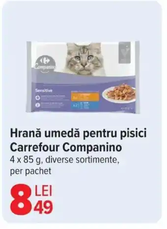 Carrefour Hrană umedă pentru pisici Carrefour Companino Ofertă