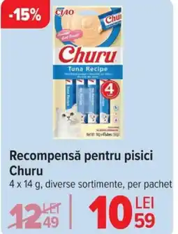 Carrefour Recompensă pentru pisici Churu Ofertă