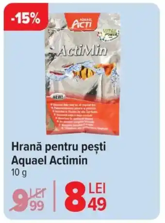 Carrefour Hrană pentru peşti Aquael Actimin Ofertă