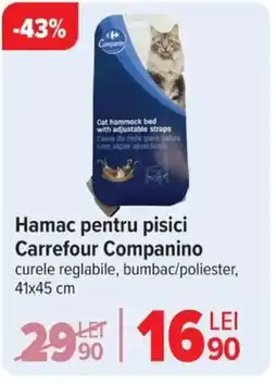 Carrefour Hamac pentru pisici Carrefour Companino Ofertă