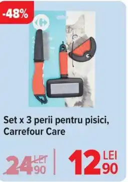 Carrefour Set x 3 perii pentru pisici, Carrefour Care Ofertă