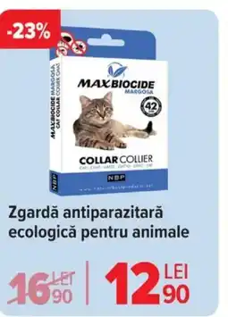 Carrefour Zgardă antiparazitară ecologică pentru animale Ofertă