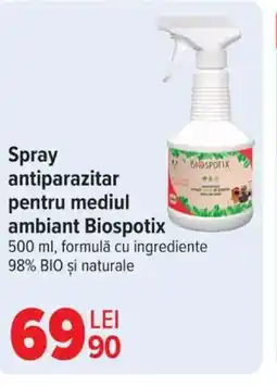 Carrefour Spray antiparazitar pentru mediul ambiant Biospotix Ofertă