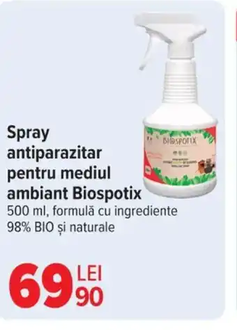 Carrefour Spray antiparazitar pentru mediul ambiant Biospotix Ofertă