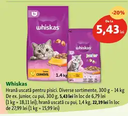 Fressnapf WHISKAS Hrană uscată pentru pisici Ofertă