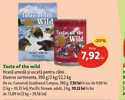 Fressnapf Taste of the Wild Hrană umedă și uscată pentru câini Ofertă