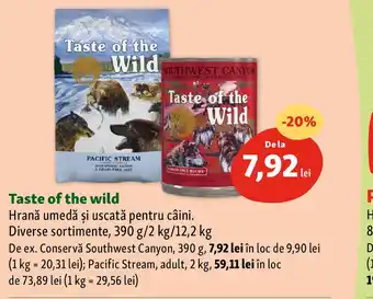 Fressnapf Taste of the Wild Hrană umedă și uscată pentru câini Ofertă