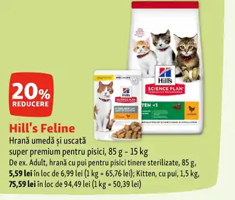 Fressnapf Hill's Feline Hrană umedă şi uscată super premium pentru pisici Ofertă