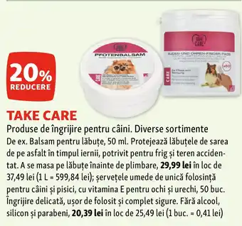 Fressnapf TAKE CARE Produse de îngrijire pentru câini Ofertă