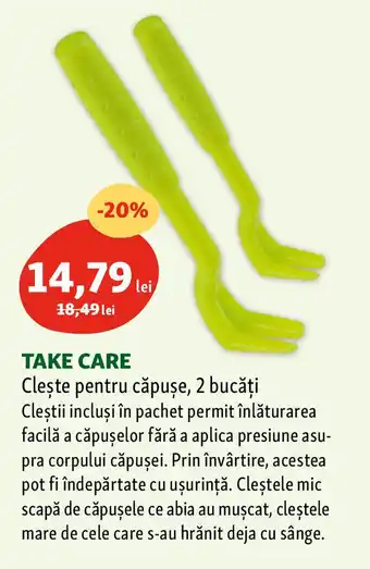 Fressnapf TAKE CARE Cleşte pentru căpuse Ofertă