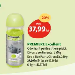 Fressnapf PREMIERE Excellent Odorizant pentru litiere pisici Ofertă