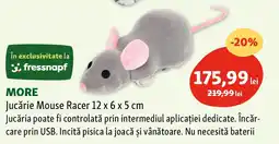 Fressnapf MORE Jucărie Mouse Racer Ofertă