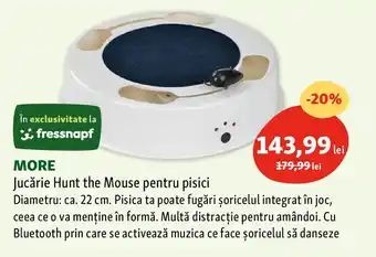 Fressnapf MORE Jucărie Hunt the Mouse pentru pisici Ofertă