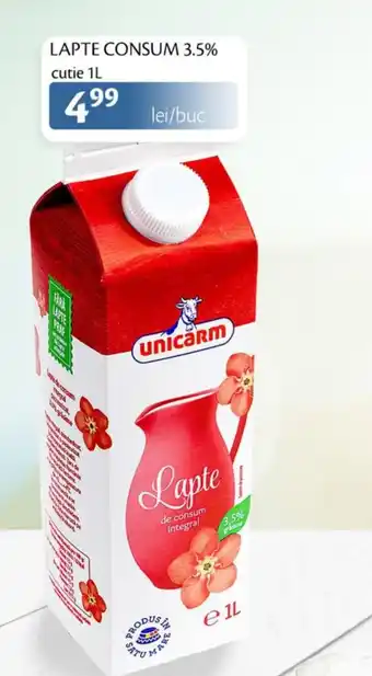 Unicarm Lapte consum 3.5% cutie Ofertă