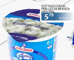 Unicarm Cottage cheese - perlute de branza pahar Ofertă