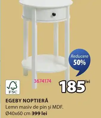 JYSK Egeby noptieră Ofertă