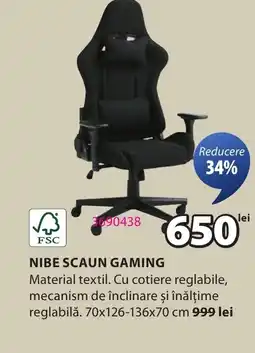 JYSK Nibe scaun gaming Ofertă