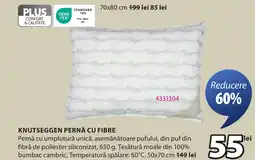 JYSK Knutseggen pernă cu fibre Ofertă