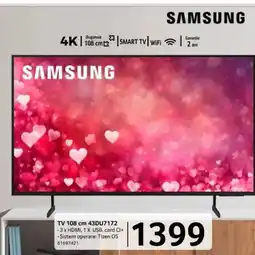 Selgros SAMSUNG TV 108 cm 43DU7172 Ofertă