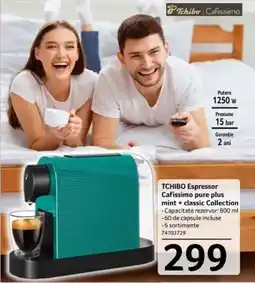 Selgros TCHIBO Espressor Cafissimo pure plus mint + classic Collection Ofertă