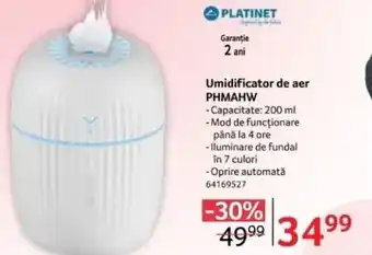 Selgros Umidificator de aer PHMAHW Ofertă