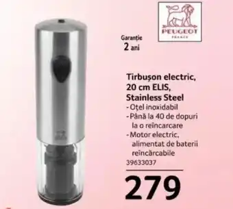 Selgros Tirbuson electric, 20 cm ELIS, Stainless Steel Ofertă