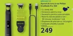 Selgros QP6542/15 Aparat de tuns și ras Philips OneBlade Pro 360 Ofertă