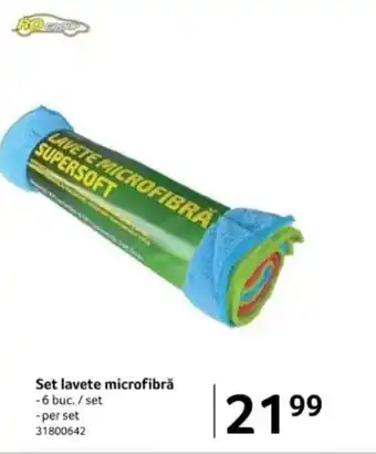 Selgros Set lavete microfibră Ofertă