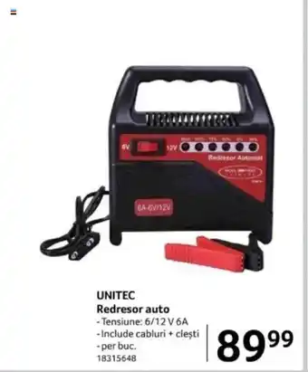 Selgros UNITEC Redresor auto Ofertă