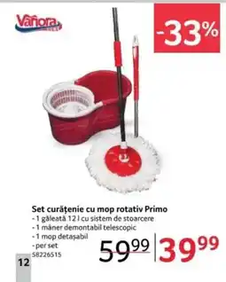 Selgros Set curăţenie cu mop rotativ Primo Ofertă