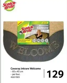 Selgros Covoras intrare Welcome Ofertă