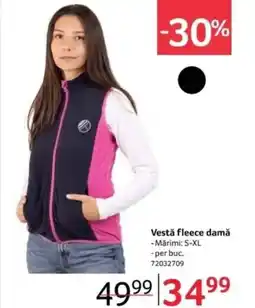 Selgros Vestǎ fleece damă Ofertă