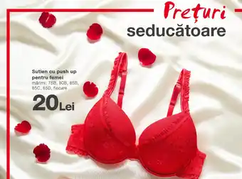 Kik Sutien cu push up pentru femei Ofertă