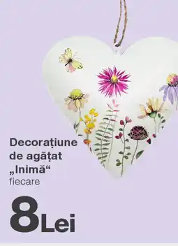 Kik Decoraţiune de agăţat „Inimǎ" Ofertă