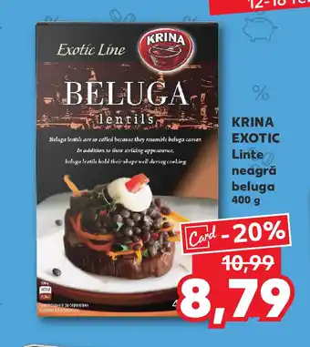 Kaufland KRINA EXOTIC Linte neagră beluga Ofertă