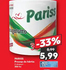 Kaufland PARISS Prosop de hârtie Ofertă