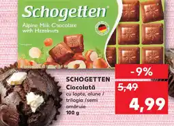 Kaufland SCHOGETTEN Ciocolată Ofertă